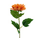 Greenmoods Kunstig Georgine Real Touch Oransje 54 cm