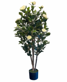 Greenmoods Kunstig Plante Camellia Kremhvit 140 cm