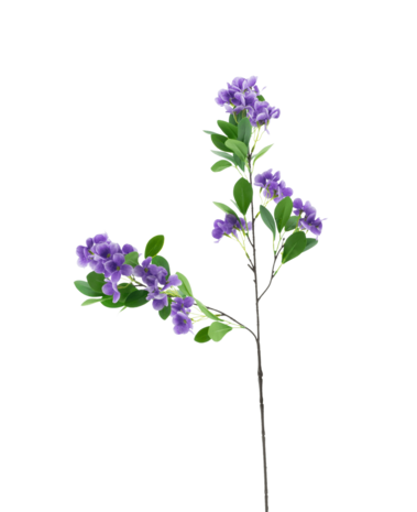 Greenmoods Kunstig Hortensia Gren Real Touch Lyslilla 80 cm