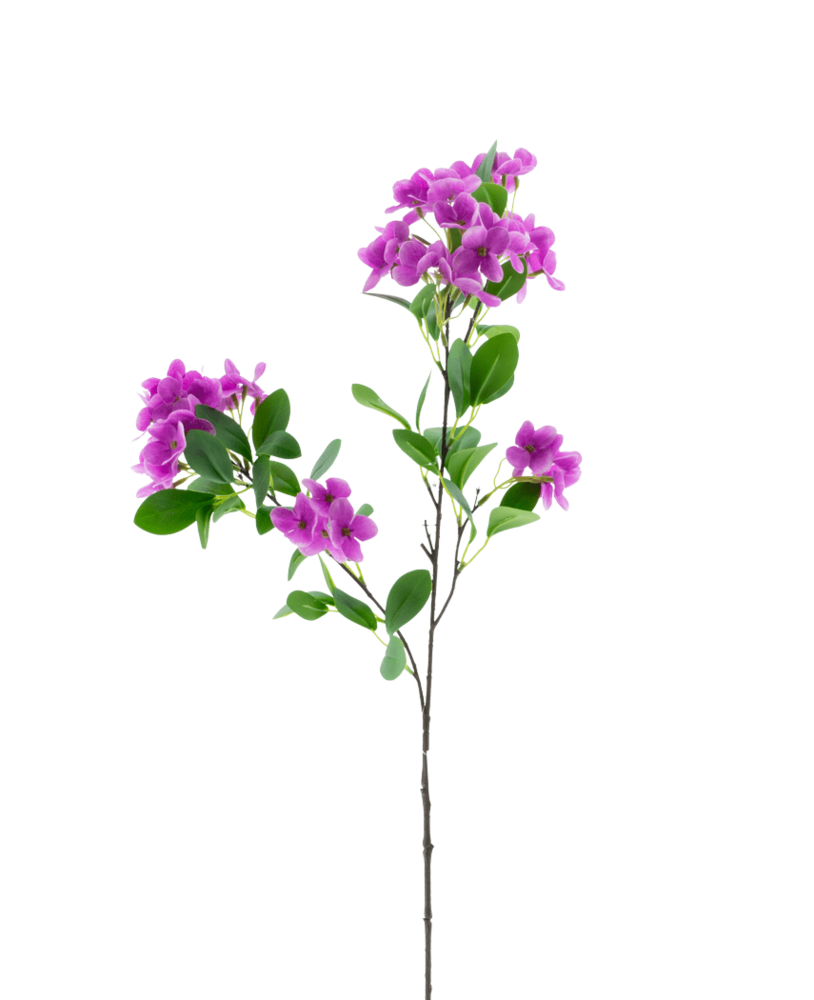 Greenmoods Kunstig Hortensia Gren Real Touch Lilla 80 cm