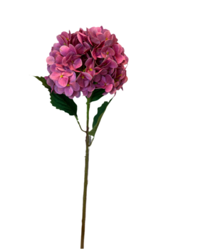 Greenmoods Kunstig Hortensia Stilk Real Touch Rosa 58 cm