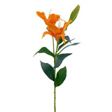 Greenmoods Kunstig blomst Lily Real Touch oransje 95 cm
