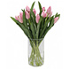 Greenmoods Kunstig Tulipan Bukett i Vase Rosa 45 cm