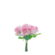 Greenmoods Kunstig Rosebukett 7 Roser Real Touch Rosa 30 cm