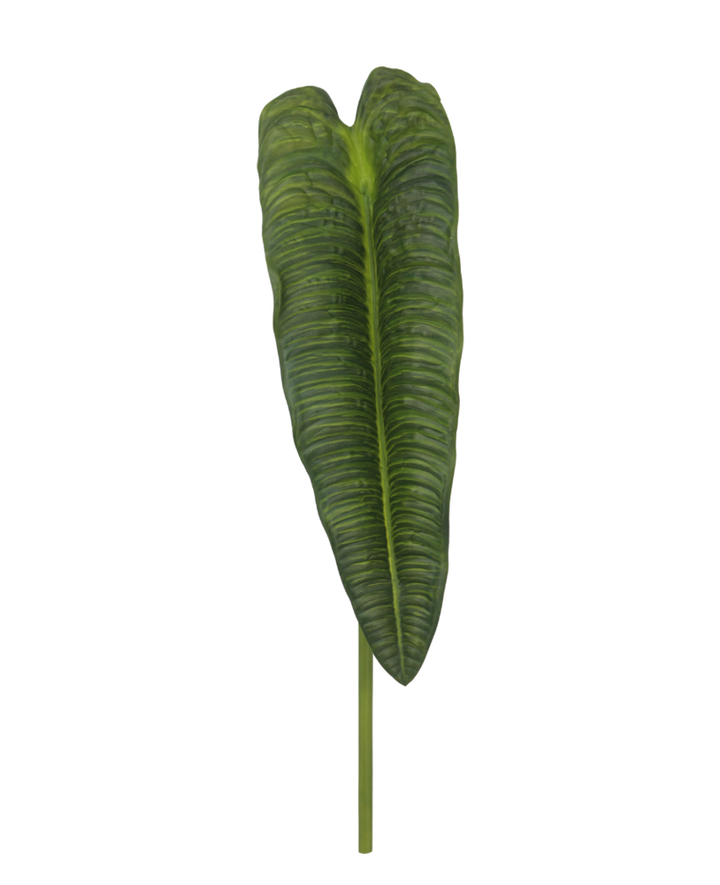 Greenmoods Kunstig Anthurium Veitchii Blad Mørkegrønn 86cm