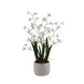 Greenmoods Kunstig Mini-Ascda Orkide Hvit 4 stilker 60cm