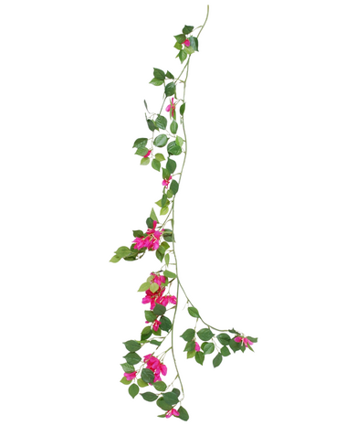 Greenmoods Kunstig Bougainvillea Girlander Rosa 120cm