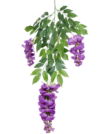 Greenmoods Kunstig Wisteria Gren Naomi Lilla 93cm