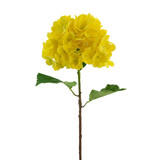 Greenmoods Kunstig Hortensia Stilk Real Touch Gul 58 cm