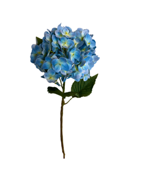 Greenmoods Kunstig Hortensia Real Touch Blå 58 cm