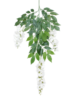Greenmoods Kunstig Wisteria Gren Naomi Hvit 93cm
