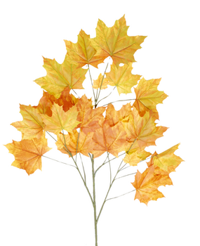 Greenmoods Kunstig Lønn Gren Oransje 76cm