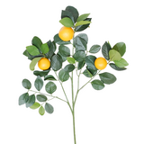 Greenmoods Kunstig Appelsin Gren 56cm x3 frukter