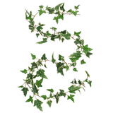 Greenmoods Kunstig Boston Eføy Girlander Grønnhvit UV 180cm