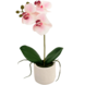 Greenmoods Kunstig Orkidé Real Touch Mini Lys Rosa 30cm