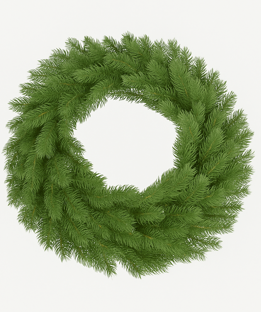 Greenmoods Kunstig Gran Krans 100% PE Premium