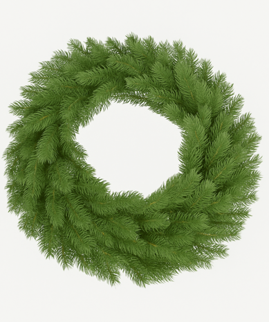 Greenmoods Kunstig Gran Krans 100% PE Premium