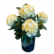 Greenmoods Kunstig Hortensiabusk Lys Gul 50 cm