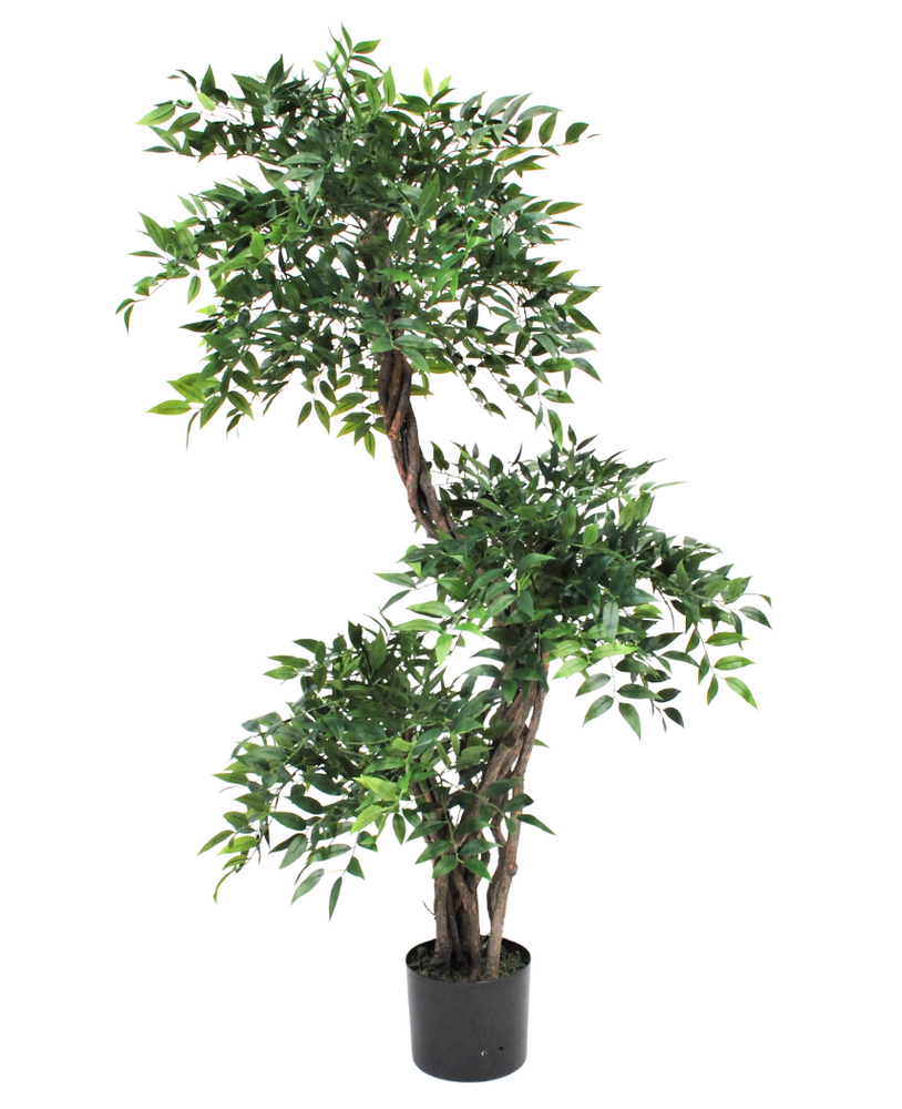 Greenmoods Kunstig Ruscus Tre Crazy 120cm