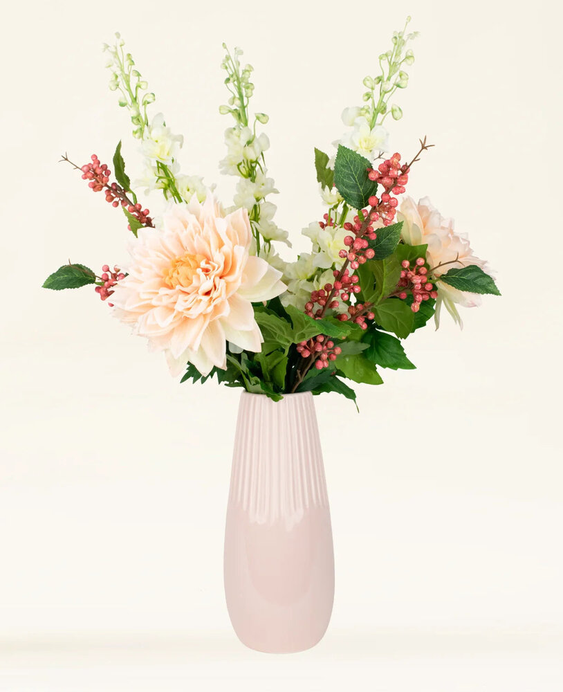 Greenmoods Kunstig Blomsterbukett Morning Whisper 62 cm