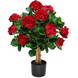 Greenmoods Kunstig Hortensia Ball Rød UV 75cm