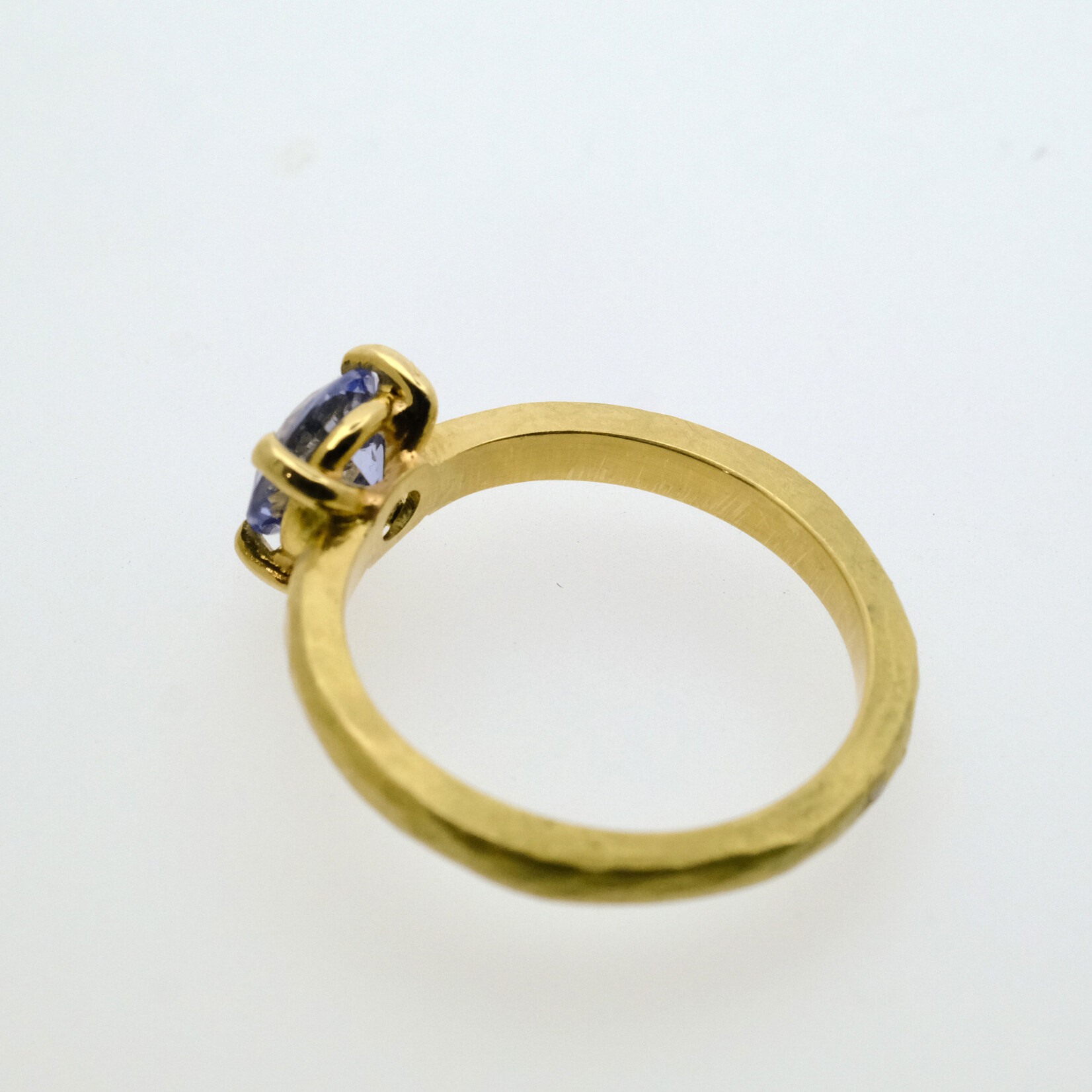 Ring blauwe saffier