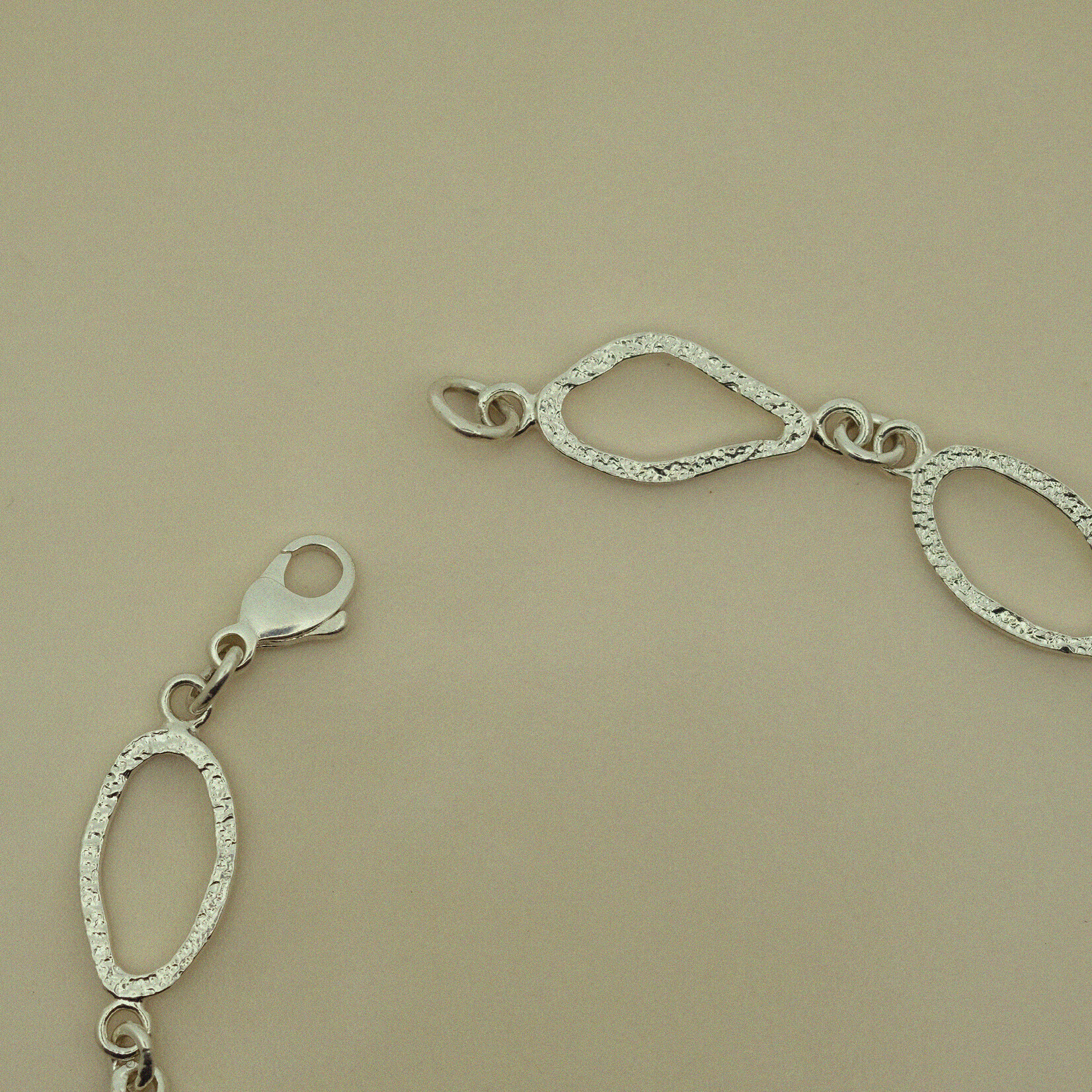 Eye  zilveren schakelarmband Julia