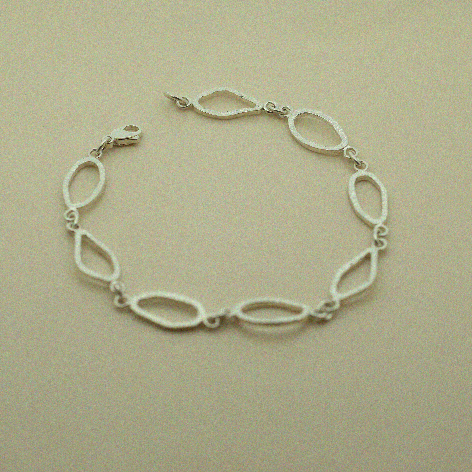 Eye  zilveren schakelarmband Julia