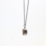 Ketting met  bruine toermalijn
