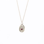 Ketting Jamie met robijntje