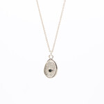 Ketting Jamie met groene saffier