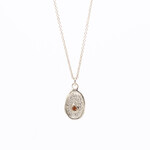 Ketting Jamie met oranje saffier