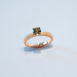 Ring rose Julia and tourmaline