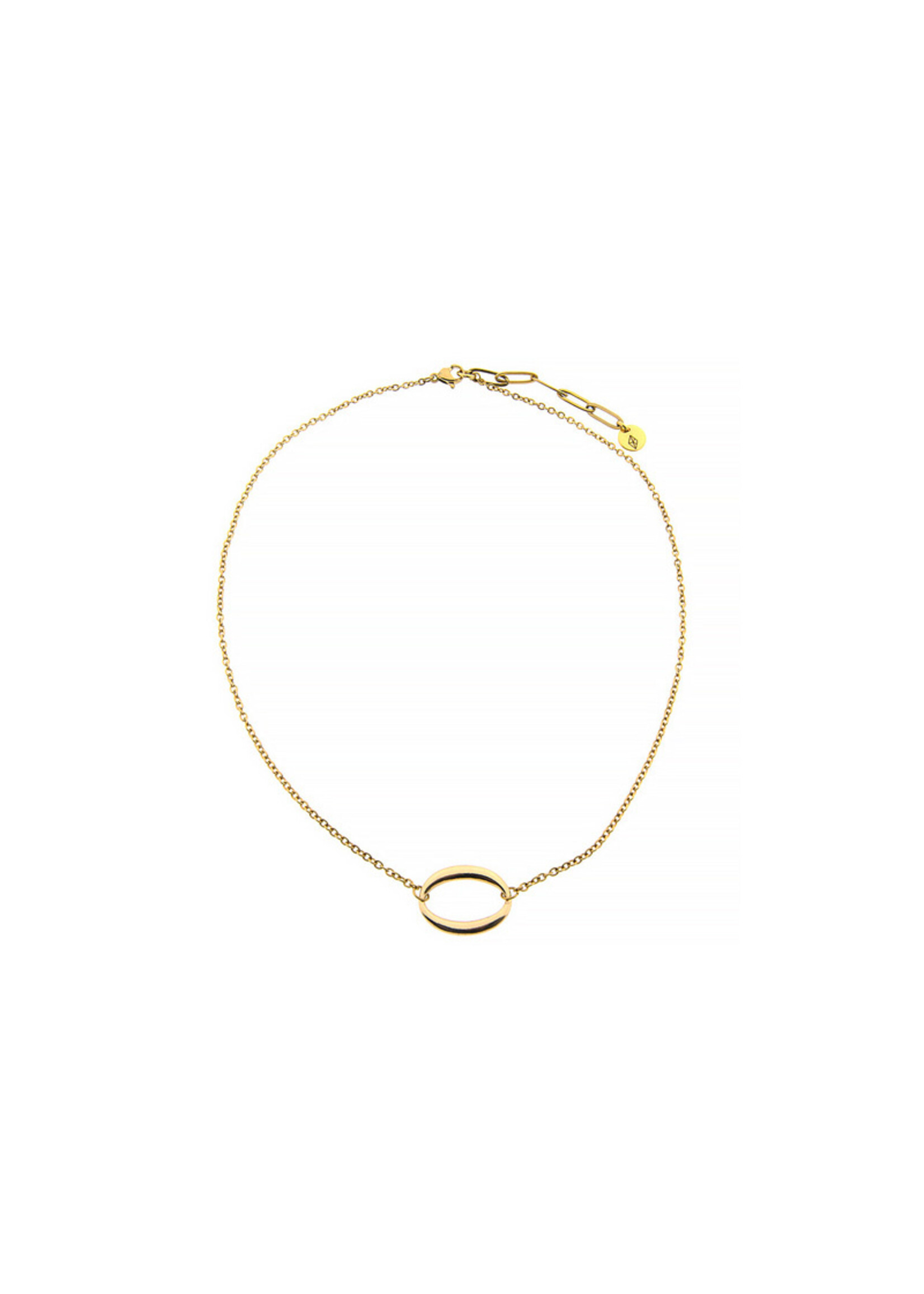Chain with oval link