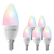 Bombilla Inteligente RGB+CCT LED E14 - WiFi - Regulable - 8W  - 6 pack