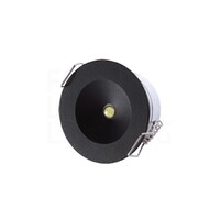 Lámparasonline Anillo de cubierta nero - Iluminación de emergencia Eye