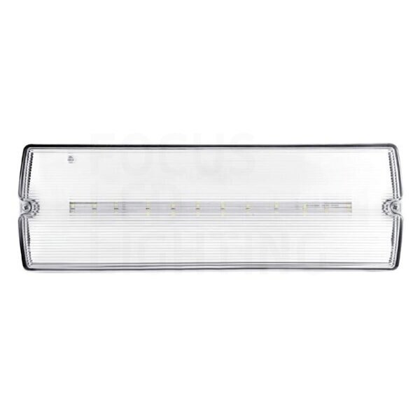 Lámparasonline Luz de emergencia LED de Superficie 3W - IP65 - 24/48V