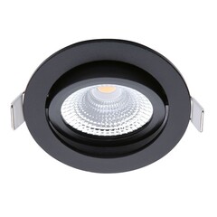 Foco Empotrable LED Negro - 5W - IP54 - 2700K - Inclinable