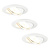 Focos Empotrables LED Regulables Bianco - Amsterdam - 5W - 2700K - ø82mm - 3 pack