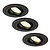 Focos Empotrables LED Regulables Nero - Tokio - 5W - 2700K - ø92mm - 3 Pack