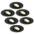 Focos Empotrables LED Regulables Nero - Tokio - 5W - 2700K - ø92mm - 6 Pack