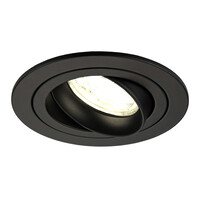Ledvion Foco Empotrable LED Regulable Negro - Tokio - 5W - 4000K - ø92mm