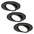Focos Empotrables LED Regulables Negros - IP65 - 7W - CCT - ø75mm - 5 años de garantía - Para el baño