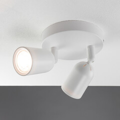 Lámpara de techo LED Locaste Duo - Inclinable - Casquillo GU10