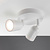 Lámpara de techo LED Locaste Duo - Inclinable - Casquillo GU10 - Blanco