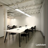 Ledvion Panel LED Lumileds 120x30 - 36W - 117 Lm/W - 3000K - UGR22 - 5 años de garantía