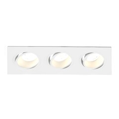 Focos Empotrables LED Regulables Triplo - 5W - 2700K - 215mm