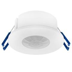 Sensor de movimiento empotrable blanco 360° Con interruptor crepuscular Alcance de 8M Max 600W IP65