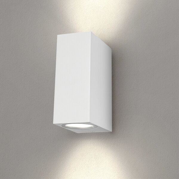 Ledvion Aplique de Pared - Cubo Blanco - Bidireccional