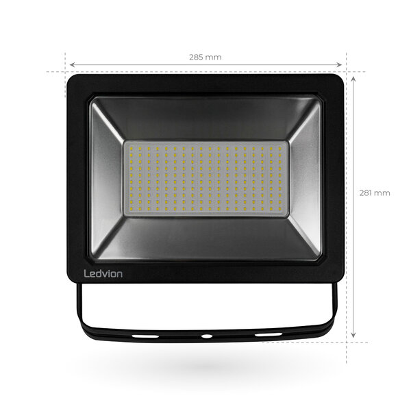 Ledvion Proyector LED 150W - Osram - IP65 - 120lm/W - Color Blanco Natural - 5 años de garantía